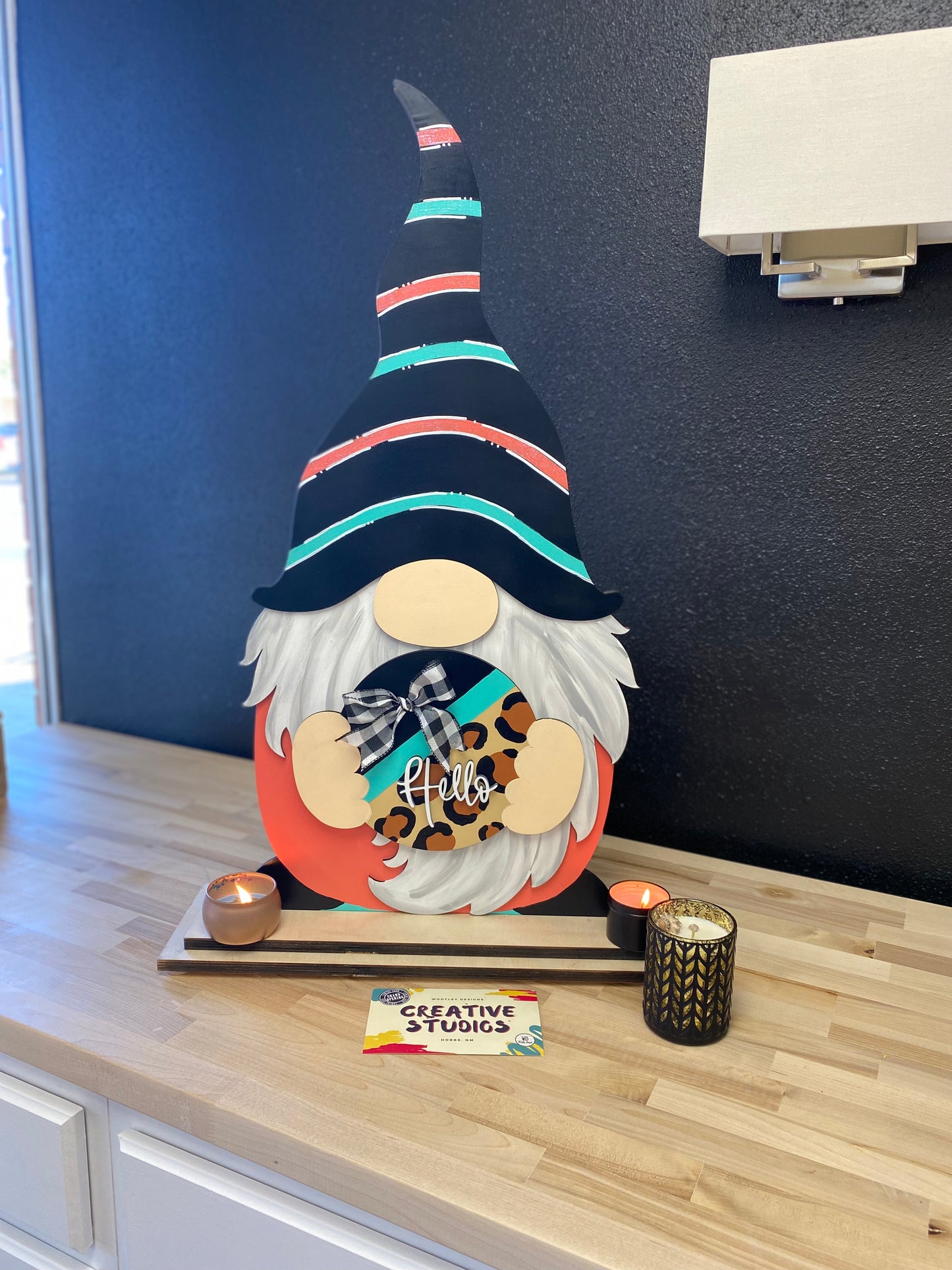 Standing Gnome with Interchangeable Hands