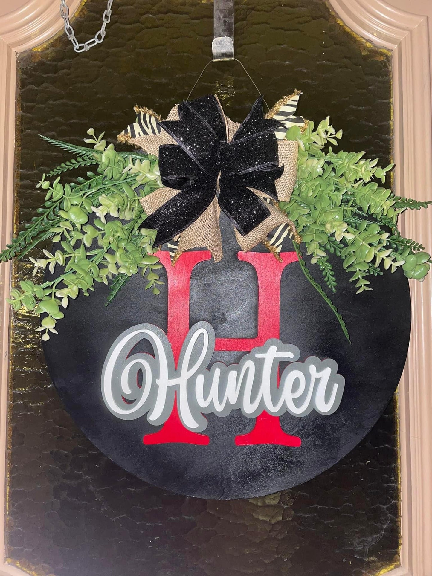 Last Name Welcome Sign