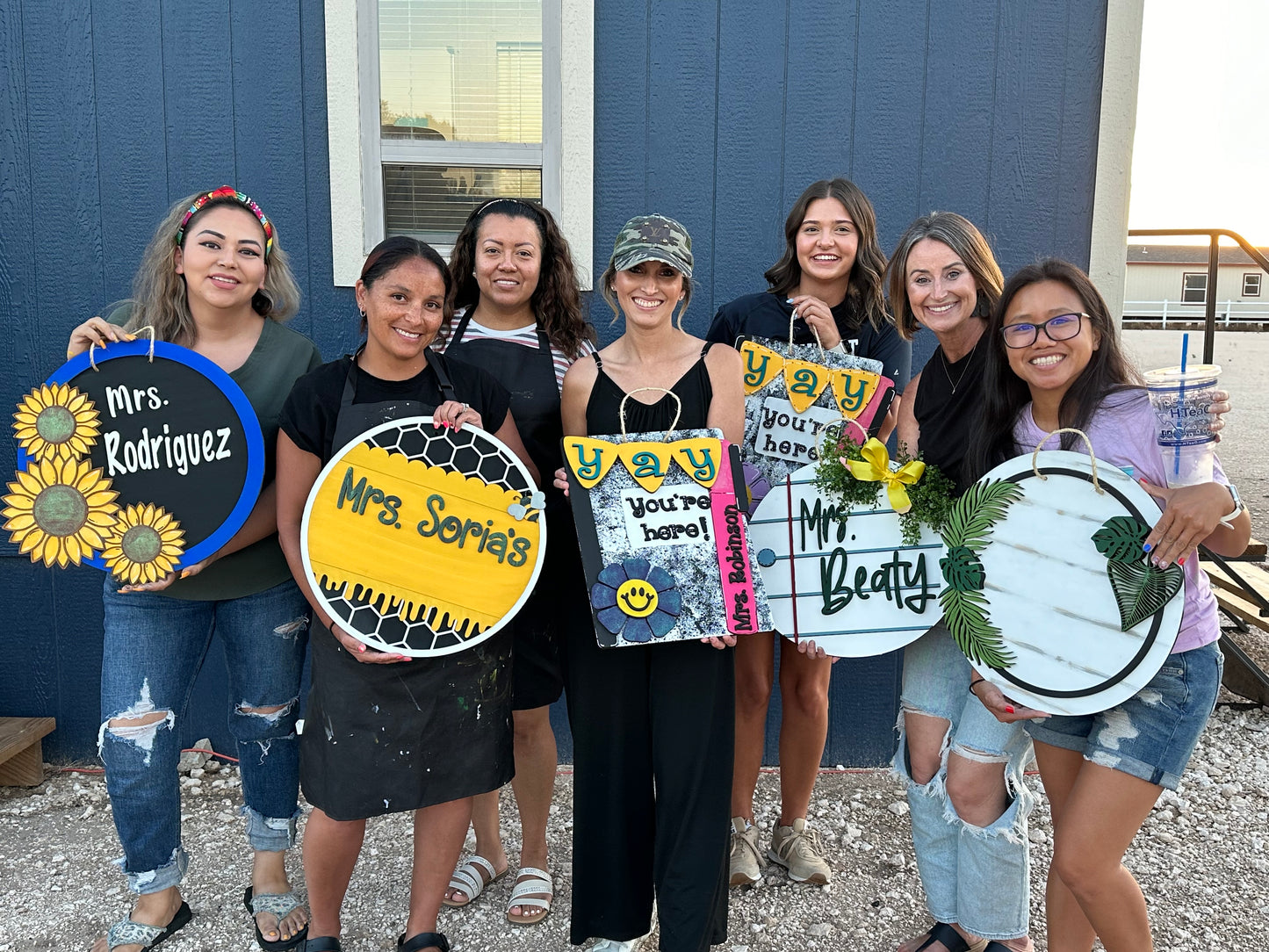 Notebook Paper Sign - Round