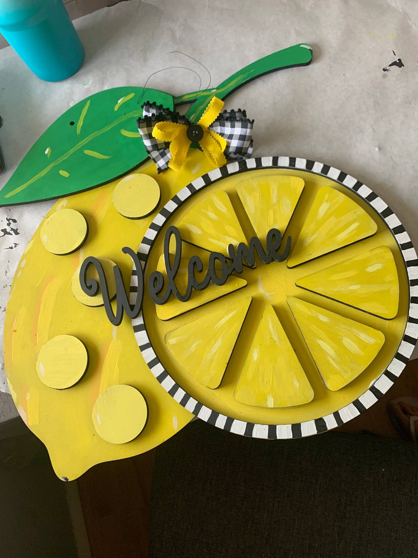 Lemon Lime Cutout Sign