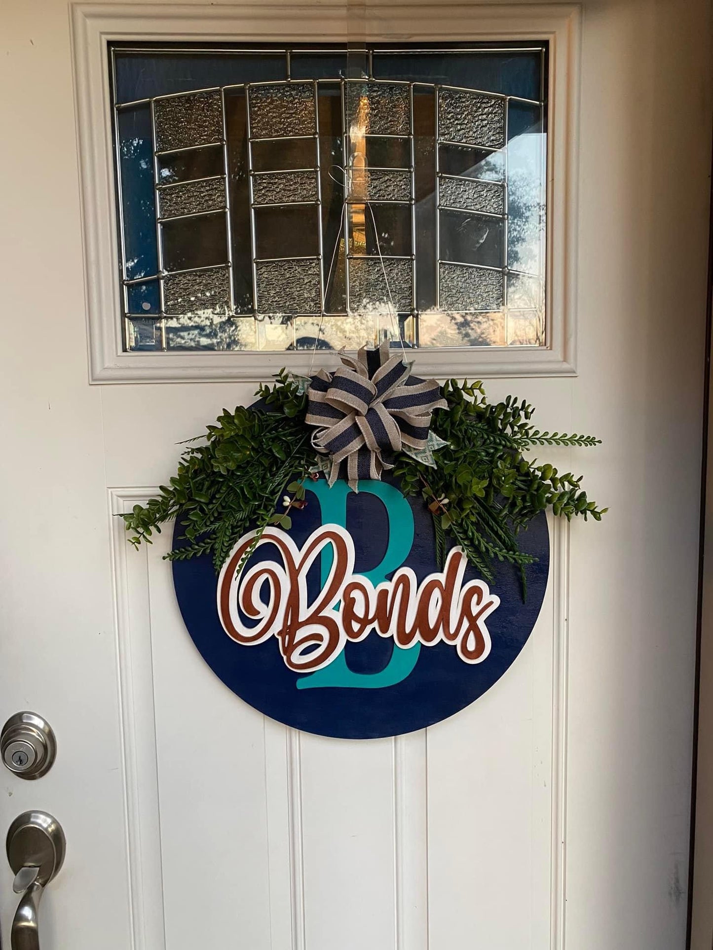 Last Name Welcome Sign