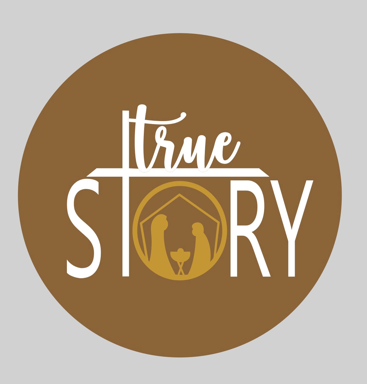 True Story Striped/Solid Sign