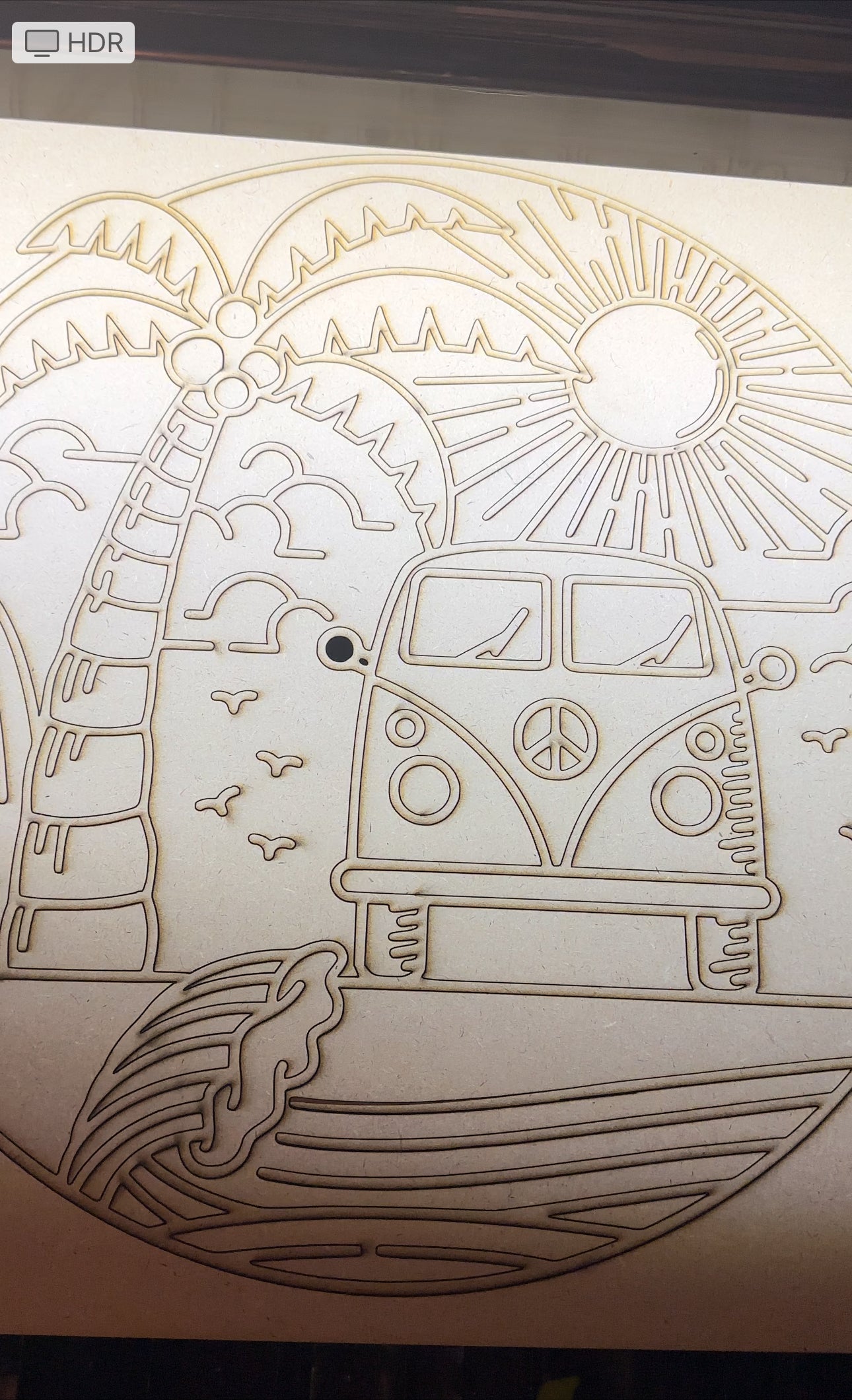 VW Beach Bus Sign