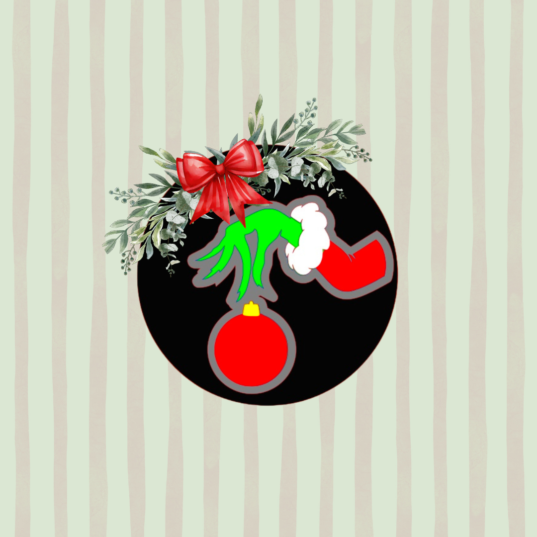 G7: G hand with Ornament Round Sign