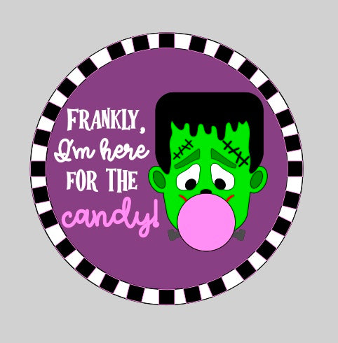 Franky-stein Round sign