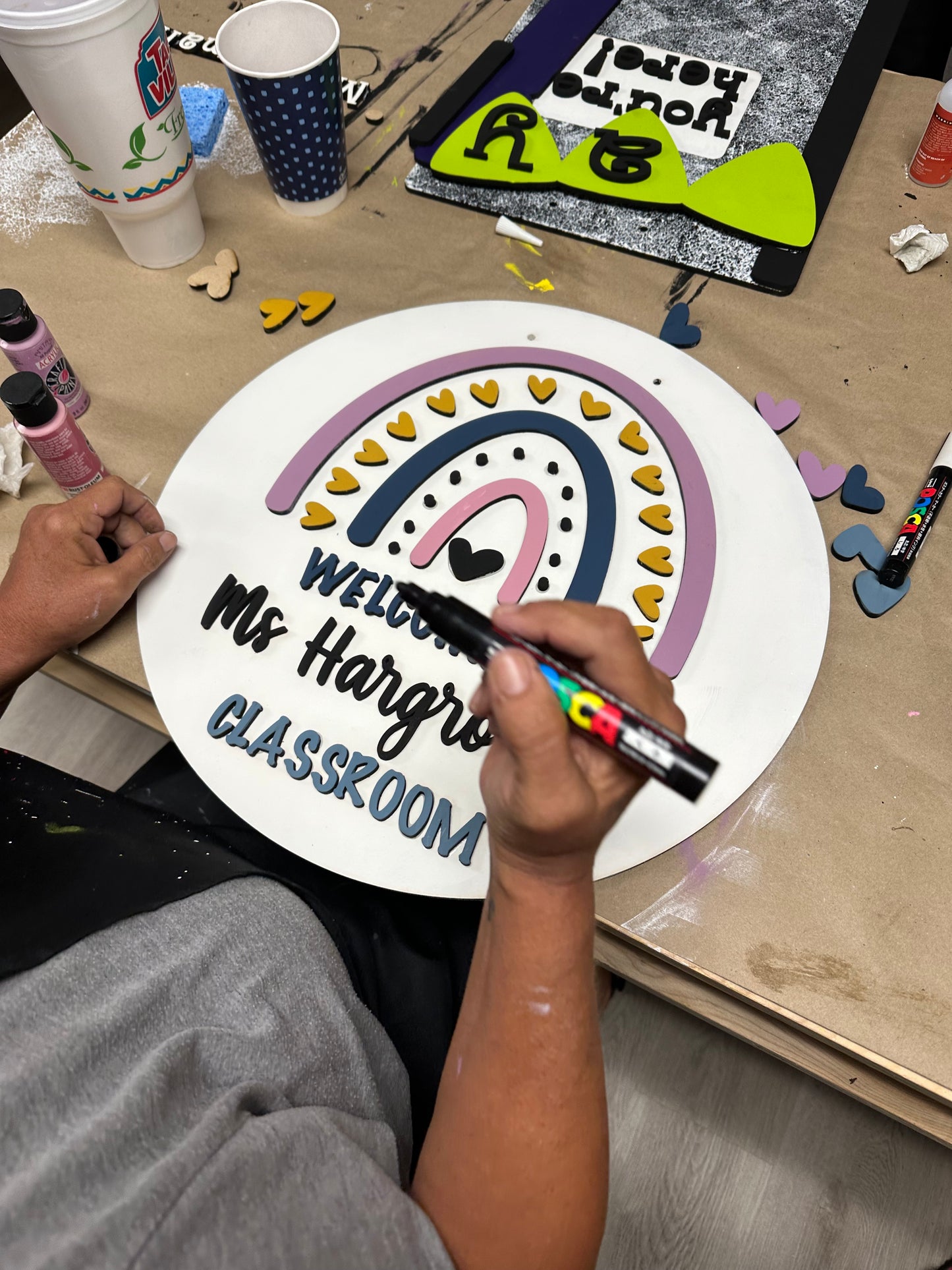 Rainbow Classroom Sign