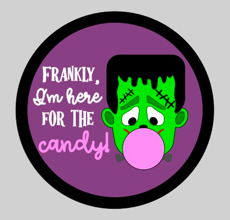 Franky-stein Round sign
