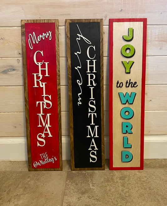 4 foot Joy to the World Leaner