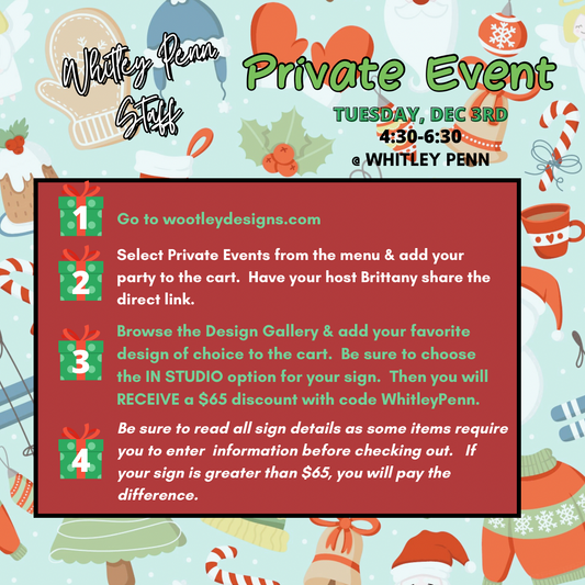 Dec 3 4:30 pm-6:30 pm Whitley Penn PRIVATE Event