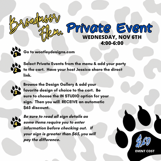 Nov 6 4:00 pm-6:00 pm BROADMOOR Teacher PRIVATE Event