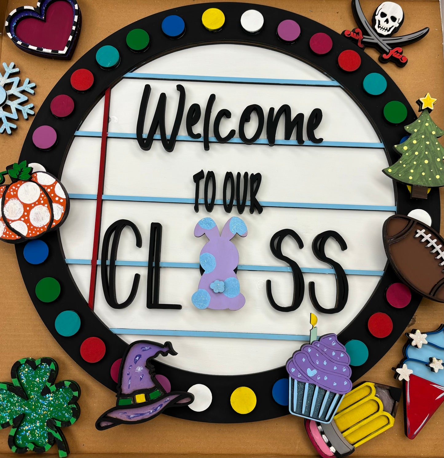 Welcome to our Class Interchangeable Sign - Round