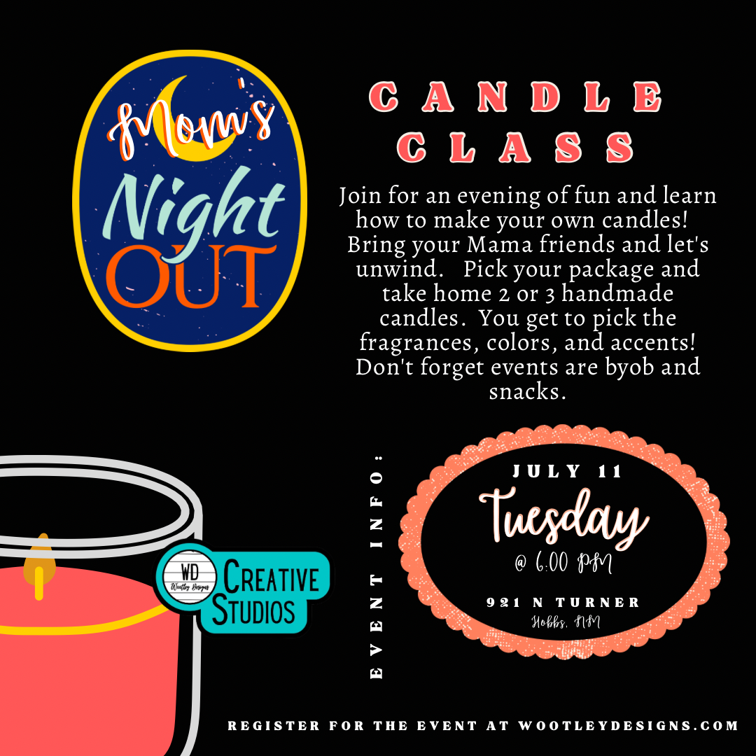 July 11 PRIVATE Candle Making Class