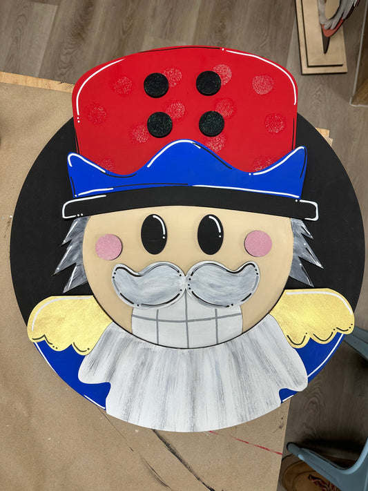 Nutcracker Round Sign